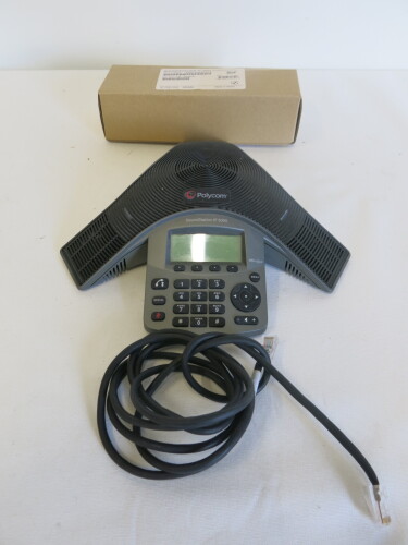 Polycom Sound Station 1P5000. Comes with Boxed Power Kit