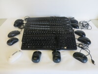 21 x Assorted Wired & Wireless Keyboards & Mouse to Include: 6 x Wired Keyboards, 3 x Wireless Keyboards, 7 x Wired Mouse & 5 x Wireless Mouse.