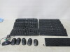 10 x Assorted Wired & Wireless Keyboards & Mouses to Include: 4 x Wired Keyboards, 6 x Wireless Keyboards & 6 x Assorted Mouse (As Viewed/Pictured).