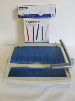 Rexel Manual Comb Binding Binder Machine, Model CB345. Comes with a Quantity of Combs (As Viewed/Pictured).