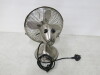 Logik 10" Table Fan in Gun Metal Grey, Model L10DFSS15. - 2