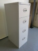 Silverline 4 Drawer Metal Filing Cabinet with Key. Size H123 x W46 x D62cm. - 2