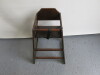 2 x Wooden Children's High Chairs, H78cm. - 3