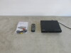 Majority DVD Player, Model SCH-DVD-BLK. Comes with Remote & Instruction Manual.