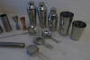 Lot of Assorted Cocktail Shakers & Utensils (As Pictured/Viewed) - 3