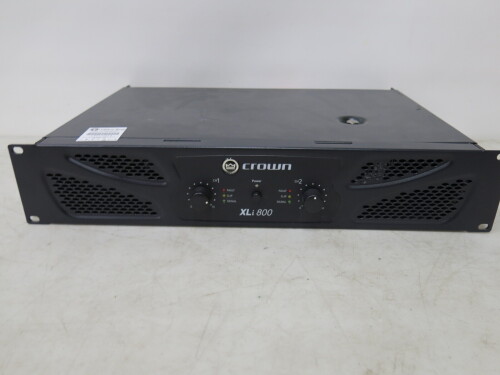 Crown Professional Audio Amplifier, Model Xli 800.