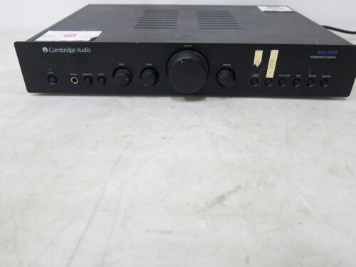 Cambridge Audio Azur 340A Integrated Amplifier.