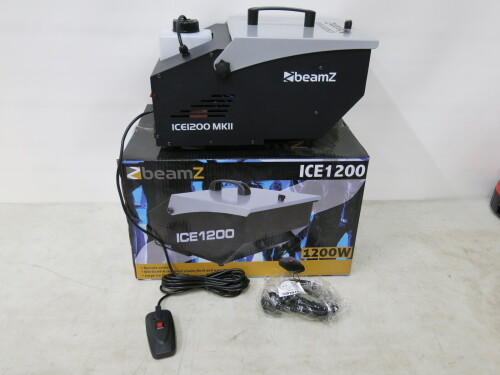 Boxed/New Beam Z Lighting ICE1200 MKII Ice Fogger Fog Machine.