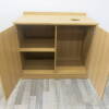 Two Door Quality Wood Cupboard with Hole to Top for Waste Disposal. Size 120cm (W) x 100cm (H) x 70cm (D). - 2
