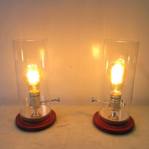 Pair of Cult Furniture Edison Vintage Style Table Lamp