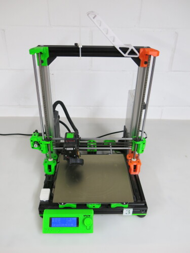 Zaribo MK3s 320 3D Printer, S/N DEZ202002MK3s320025 with Bondtech Extruder.