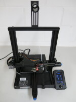 Creality 3D Printer, Model Ender-3 V2 with Bondtech Extruder. Build Size 22 x 22 x 25cm.