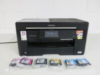 Brother Business Smart Series Colour Printer, Model MFC-J5625DW. Comes with 6 Kingway Replacement Ink Cartridges ( 1 x Black, 2 x Cyan, 2 x Magenta, 1 x Yellow).