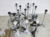 14 x Assorted Chrome Bedside Lamps. - 2