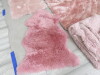 Assortment of Pink Furnishings to Include Sheepskin Rug, 2 x Rugs & Fluffy Bed Set. - 2