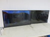 2 x Professional Display Panel 43&rdquo;, Model M43P4-B2. Full HD 1080P Monitors. LED Backlight Technology, 1920 x 1080, Portrait/Landscape, 24/7 Usage, RS-232, HDMI, VGA, BNC, USB, Narrow bezel, VESA 500&times;200, 240V. NOTE: damaged screen for spares & repair A/F - 3