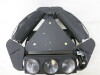 9 Beam Light Effect DJ Disco Lighting Moving Head. Comes with Power Supply. NOTE: facia damaged & requires power supply (As Viewed/Pictured). - 9