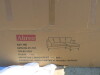 Abreo L Shape Sofa Set in Camel Leatherette on Chrome Legs and Comes with 4 Cushions. Size H70 x L230 x W160 x D82cm. Boxed/New. - 7