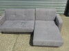 Kair L-Shape Sofabed Upholstered in Grey Fabric with Double Under-Seat Storage. Size H78 x W230 & 170 x D82cm. Boxed/New, RRP £579.00 - 4
