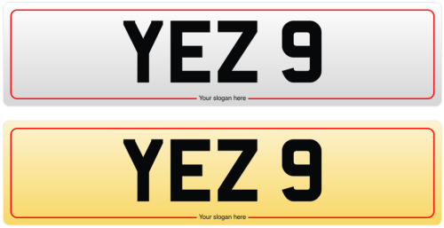 YEZ 9 - Cherished Registration, Currently on Retention. Buyer to pay all transfer costs.