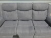 Grey Fabric 3 Seater Reclining Sofa, Size H96 x W205 x D85cm. Ex Display/New. - 2
