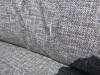 Parma Loveseat Grey Fabric 2 Seater Recliner Sofa. Size H96 x W135 x D80cm. Ex Display. Note: small tear to fabric on cushion back. - 4