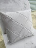 Grey Fabric U Shape Sofa Bed with Quilted Detail & Button Back. 2 Side Ottoman Sections, Centre Sofa Bed Section with Bag of Feet & Fixings. Size H85 x W290 x D170cm. NOTE: missing side arm sections. - 10