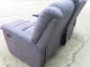Parma Grey/Black Fabric 3 Seater Reclining Sofa, Size H96 x W205 x D85cm. Ex Display. NOTE: sofa requires stitching (As Viewed/Pictured). - 5