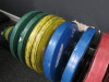 Set of Technogym Urethane Disc Weights with Toast Rack to Include: 2 x 25/20/15/10/5/2.5/2/1.5/1/0.5kg. - 4