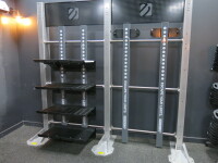 2 x Bays of Heavy Duty Escape Octagon Racking with 4 Shelves. Size H2.4m x W2.3m.