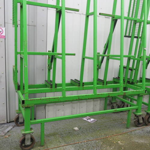 Hegla Type LI-49 Freefall Glass Rack, Capacity 3000kg, Year 2004, S/N 28636 1