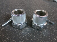 Pair of 2.5kg Weighted Bar Collars