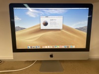 Apple iMac, 21.5", (Late 2015) Model A1418, S/N C02Q650NGF1J. Running MacOS Mojave, 1.6GHz Intel Core i5, Memory 8GB, 1TB SATA, Intel HD Graphics 6000 1536MB.