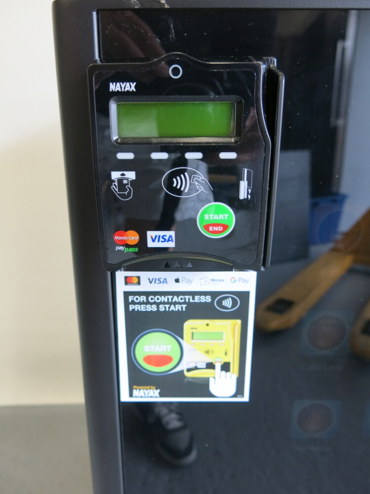 Azkoyen Boxed/New Hot Drinks Vending Machine, Model ZEN 5 GB/B/EFB