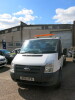 DS61 HFB: Ford Transit 125 T350 FWD Van with Recovery Bed, Winch & Light. Diesel, Manual 6 Gears, 2198cc, Mileage 206,884. MOT Expired April 2022. Comes with Key. NOTE: requires V5. - 4