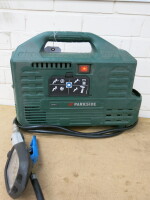 Parkside PKZ 180 C4 Portable Air Compressor with Airforce II Tyre Pump.