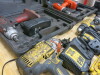 5 x Assorted Drills for Spares & Repair with 10 x Batteries, 3 x Chargers & 2 x Carry Cases (As Pictured/Viewed). - 5