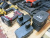 5 x Assorted Drills for Spares & Repair with 10 x Batteries, 3 x Chargers & 2 x Carry Cases (As Pictured/Viewed). - 6