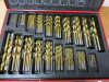 Red Metal Carry Case with Large Quantity of Assorted Metal Drill Bits. - 2