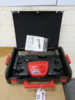 Milwawkee Fuel Brushless Angle Impact Wrench, Model M12 FRAIWF12 in Carry Case with Battery & M12 Charger.