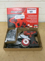 Snap-On 14.4V MicroLithium Brushless Cordless Polish/Prep Tool Kit in Original Box.