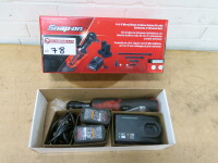 Snap-On 14.4V MicroLithium Brushless Cordless Rachet Kit with 2 x Batteries & Charger.