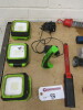 17 x Assorted Portable Workshop & Engine Inspection Lights. NOTE: some require chargers & unable to power. - 2