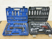 1 x Samtool 108PC Socket Set & 1 x KraftLine Socket Set, Incomplete (As Pictured/Viewed).