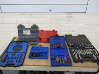 Assortment of Incomplete Socket Sets (As Pictured/Viewed).