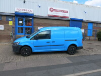 PF13 LVA: Volkswagen Caddy C20 Startline TDI, Blue Panel Van, Diesel, Manual, Mileage 87007, MOT Expires 14/2/2023. Comes with Key, V5 & Last 3 Years Service Documents.