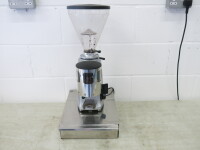 Mazzer Electric Coffee Grinder, Model Mini Timer, S/N 1844101. Comes with Knock Box.