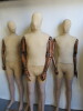4 x Proportion London Articulated Vintage Collection Mannequins with Dark Wood Arms. Comes with 1 x Stand. - 2