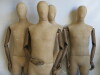4 x Proportion London Articulated Vintage Collection Mannequins with Light Wood Arms. NOTE: missing stands. - 3