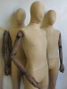 4 x Proportion London Articulated Vintage Collection Mannequins with Light Wood Arms. NOTE: missing stands. - 4